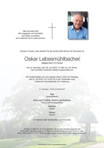 Lebesmühlbacher PARTE